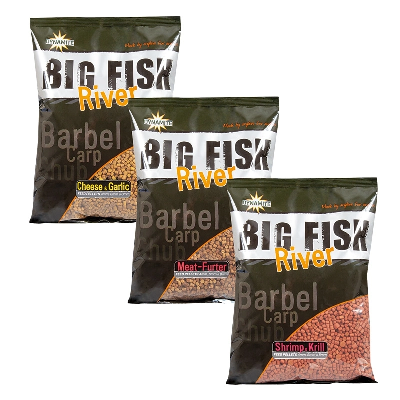 Dynamite Baits Big Fish River Feed Pellets 1.8Kg